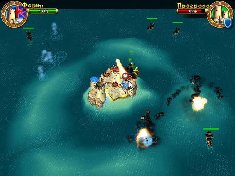 Скриншот №2. Пираты Битва за Карибы