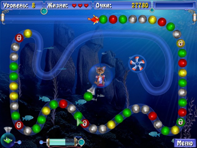 Скриншот №2. Подводное приключение Сприлл 